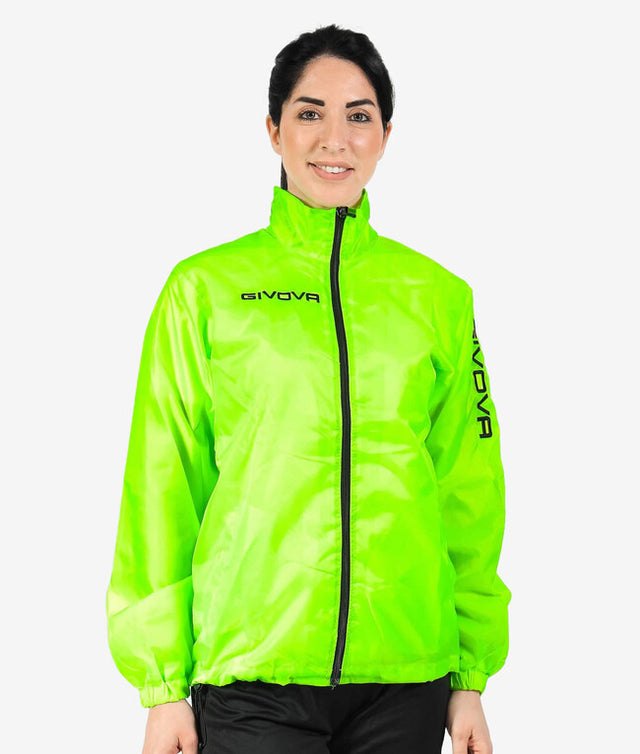 Μπουφάν RAIN JACKET WIND φλουό κίτρινο
