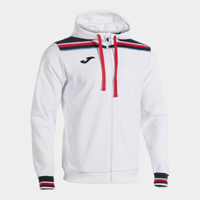 TOLEDO ZIP-UP HOODIE WHITE DARK NAVY WHITE-NAVY