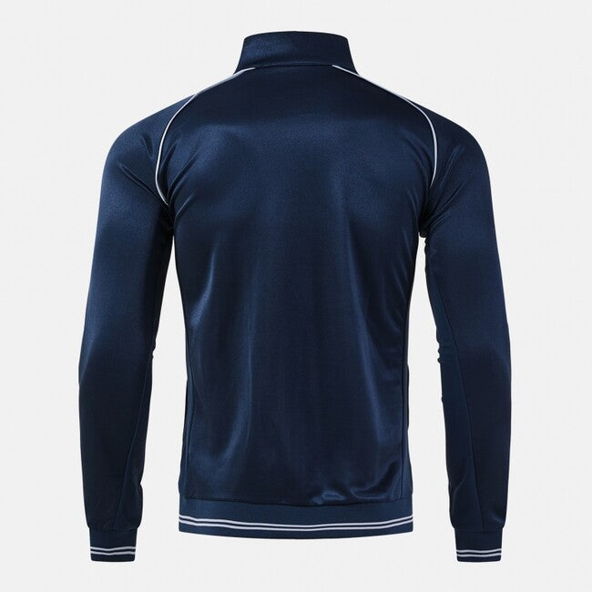VINTAGE ECO RETRO FULL ZIP SWEATSHIRT DARK NAVY GRAY NAVY-GREY