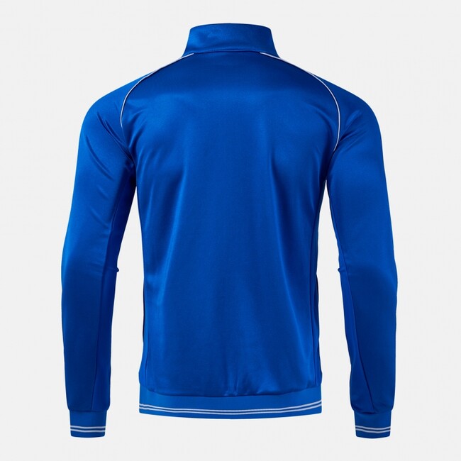 VINTAGE ECO RETRO FULL ZIP SWEATSHIRT ROYAL BLUE GRAY ROYAL-GREY