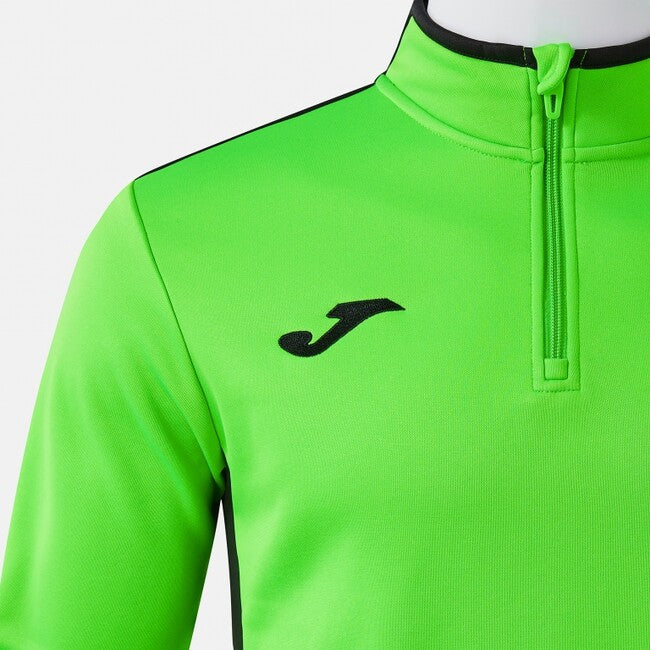 WINNER IV SWEATSHIRT FLUOR GREEN BLACK VERDE FLÚOR-NEGRO