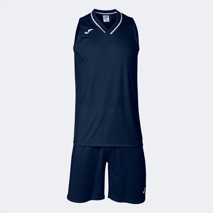 Μπασκετικό σετ ATLANTA TWO-PIECE SET ναυτικό μπλε λευκό