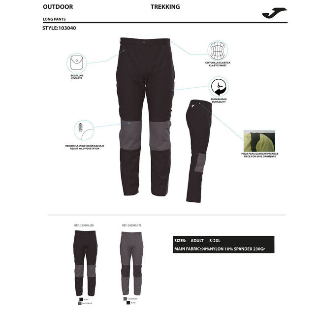 EXPLORER LONG PANTS BLACK BLACK