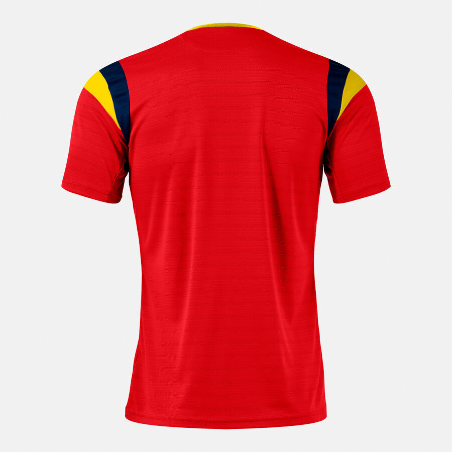 Μπλούζα TERRA SHORT SLEEVE T-SHIRT φούξια - κόκκινο κίτρινο