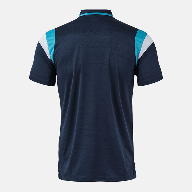 TERRA SHORT SLEEVE POLO DARK NAVY FLUOR TURQUOISE DARK NAVY TURQUESA
