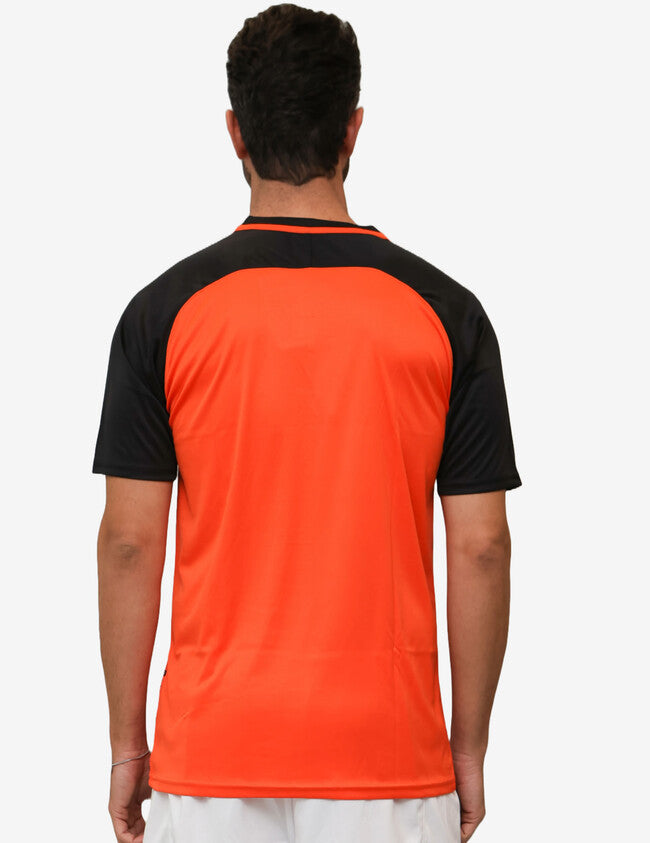 SHIRT ARMY INTERLOCK NERO/ARANCIO