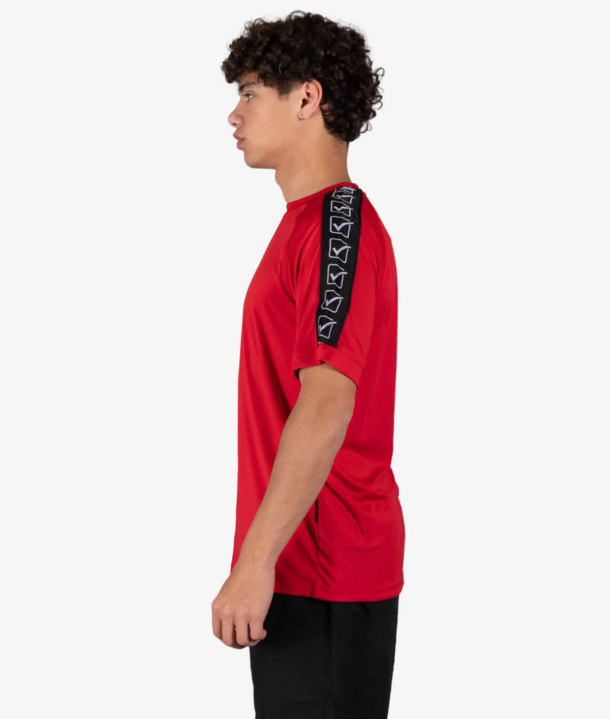 Μπλούζα T-SHIRT POLY BAND κόκκινο-λευκό
