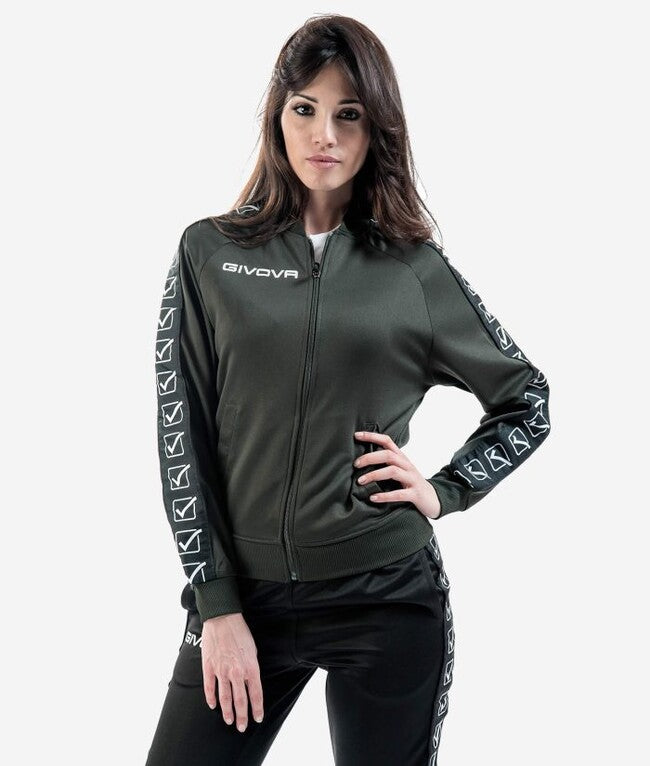 GIACCA COLLEGE BAND VERDE MILITARE