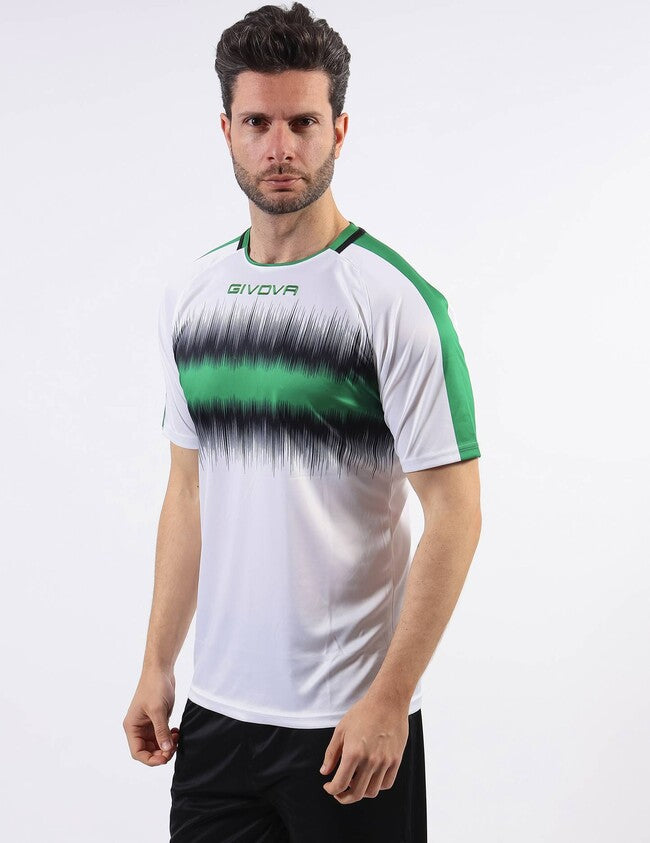 SHIRT RADIO INTERLOCK VERDE/NERO