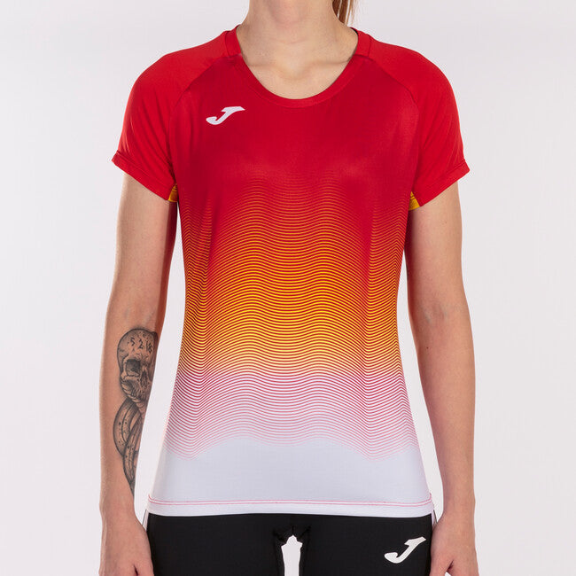 T-SHIRT ELITE VII RED-WHITE-YELLOW RED-WHITE