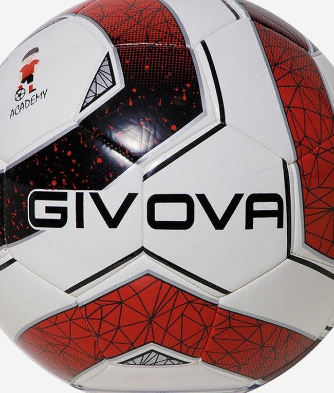 PALLONE ACADEMY SCHOOL NERO/ROSSO