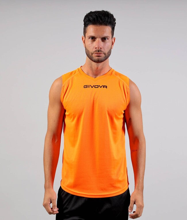 SHIRT SMANICATO GIVOVA ONE ARANCIO FLUO