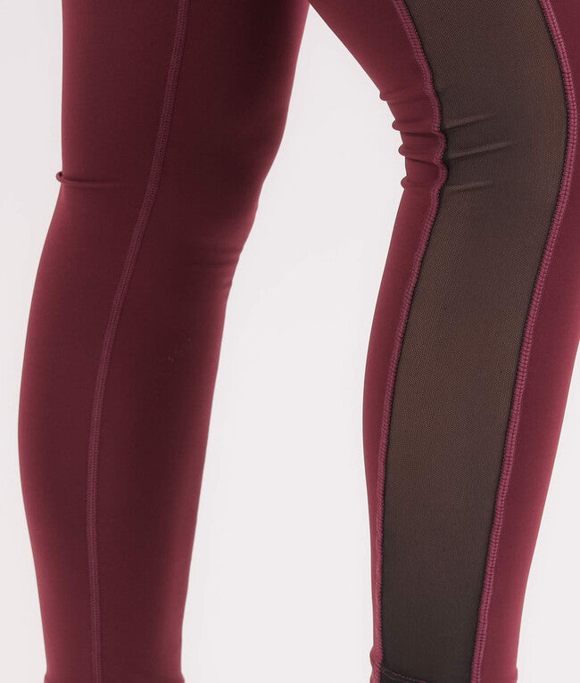 LEGGINS MOON NERO/CILIEGIA