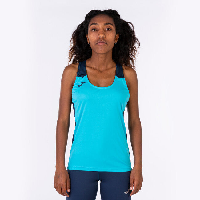 T-SHIRT RECORD II FLUOR TURQUOISE