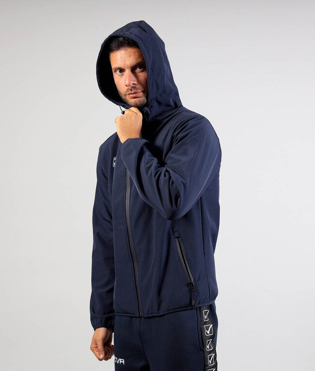 GIUBBOTTO SOFT SHELL BLU