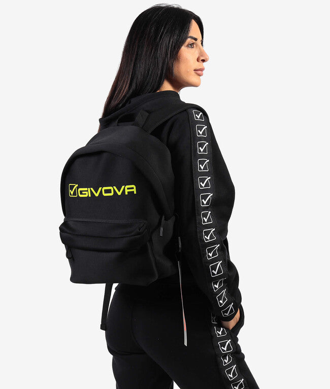 ZAINO FUTURO NEOPRENE NERO/GIALLO FLUO