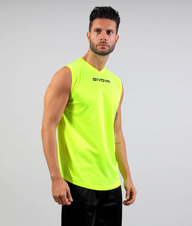 SHIRT SMANICATO GIVOVA ONE GIALLO FLUO