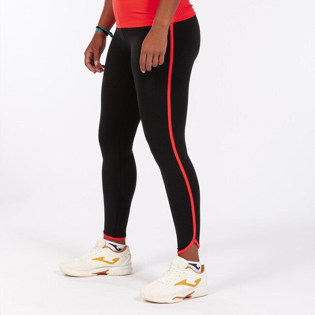 TOURNAMENT COMBI TIGHTS NEGRO-CORAL