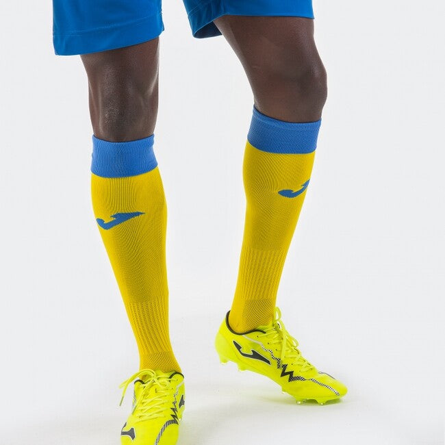 FOOTBALL SOCKS CLASSIC II BLACK -PACK 4- YELLOW-ROYAL