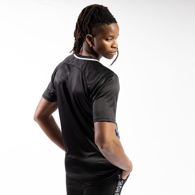 SHIRT TRATTO INTERLOCK NERO/BIANCO