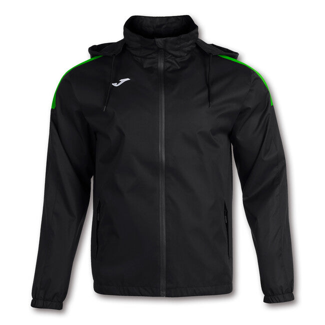 RAINCOAT TRIVOR NEGRO-VERDE FLUOR