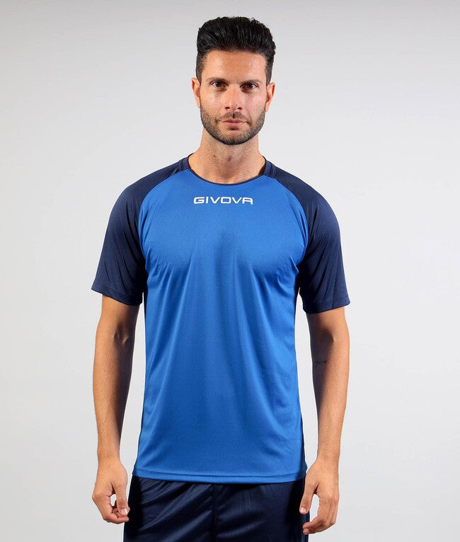 SHIRT CAPO INTERLOCK AZZURRO/BLU
