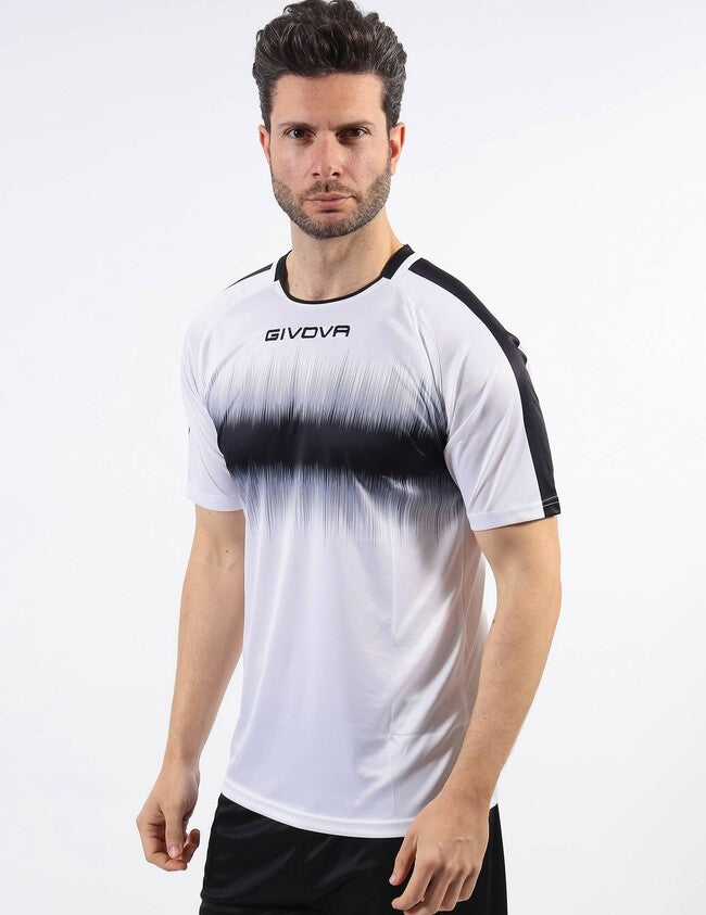 SHIRT RADIO INTERLOCK BIANCO/NERO