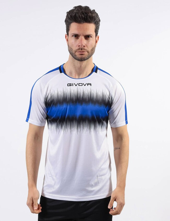 SHIRT RADIO INTERLOCK AZZURRO/NERO