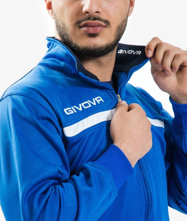 TUTA GIVOVA ONE FULL ZIP POLARFLEECE AZZURRO/BLU