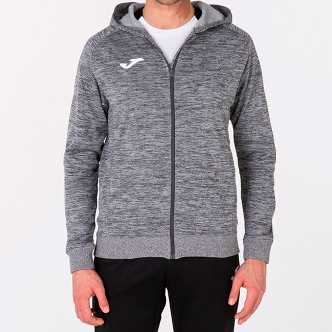 MENFIS HOODED JACKET MELANGE GRIS MELANGE OSCURO