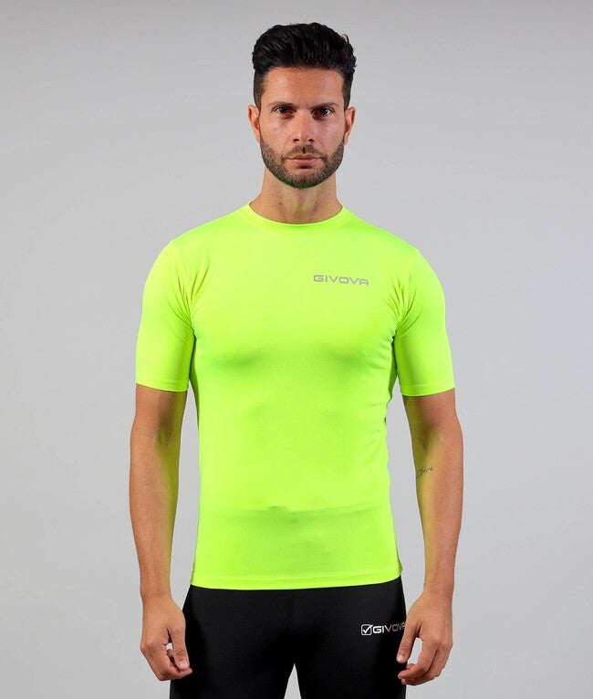CORPUS 2 MAGLIA INTIMA  ELASTICA M/C GIALLO FLUO