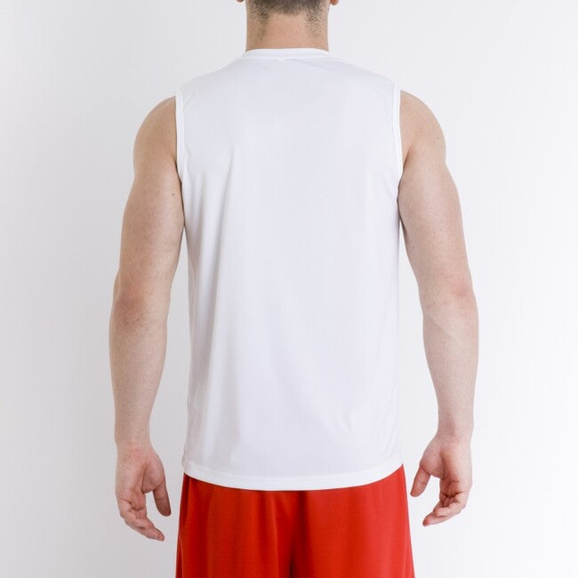 T-SHIRT BASIC WHITE SLEEVELESS WHITE