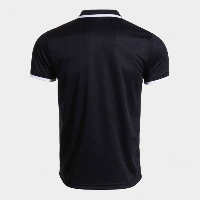 COMBI PREMIUM SHORT SLEEVE POLO BLACK WHITE BLACK-WHITE