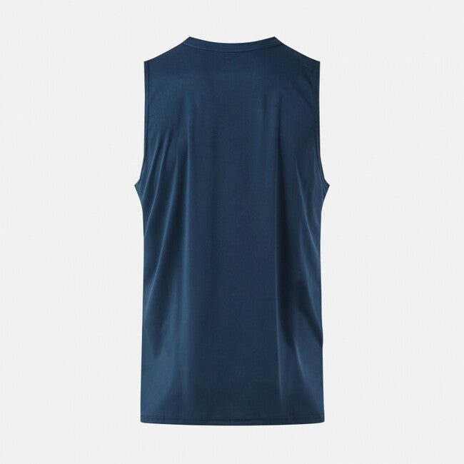 PHOENIX III SLEEVELESS SHIRT DARK NAVY YELLOW NAVY-YELLOW