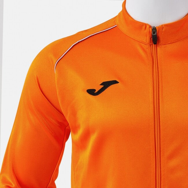 VINTAGE ECO RETRO FULL ZIP SWEATSHIRT ORANGE GRAY ORANGE