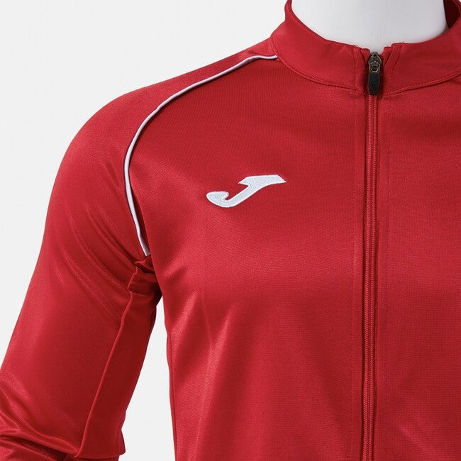 VINTAGE ECO RETRO FULL ZIP SWEATSHIRT RED GRAY RED-GREY