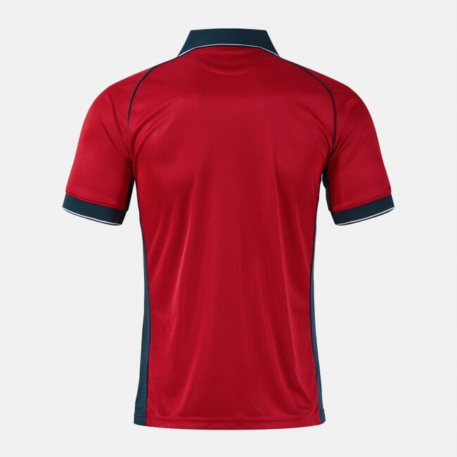 VINTAGE ECO RETRO SHORT SLEEVE T-SHIRT RED DARK NAVY RED-NAVY