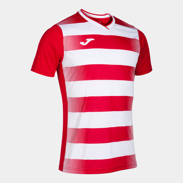 Φανέλα / μπλούζα EUROPA V SHORT SLEEVE T-SHIRT κόκκινο λευκό