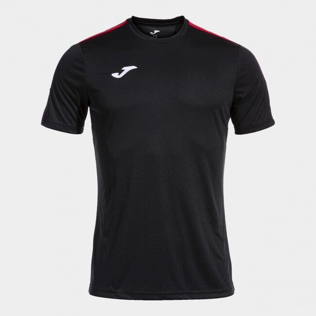 ECO ESSENTIAL SHORT SLEEVE T-SHIRT BLACK RED BLACK-RED