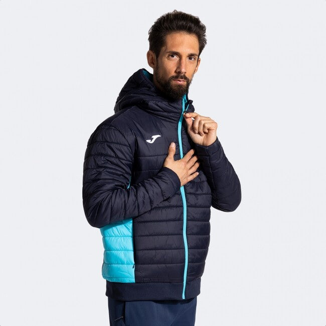 URBAN V ANORAK NAVY FLUOR TURQUOISE NAVY