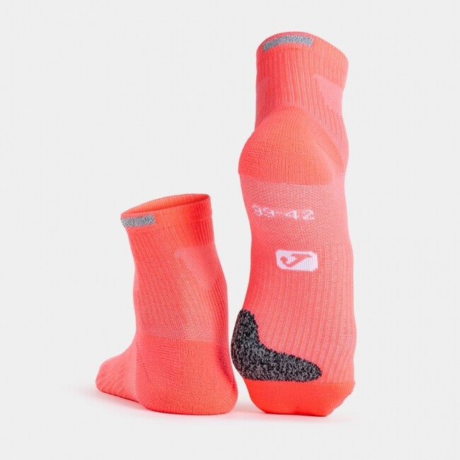 RUNNING NIGHT SOCKS BLACK BLUE CORAL BLACK