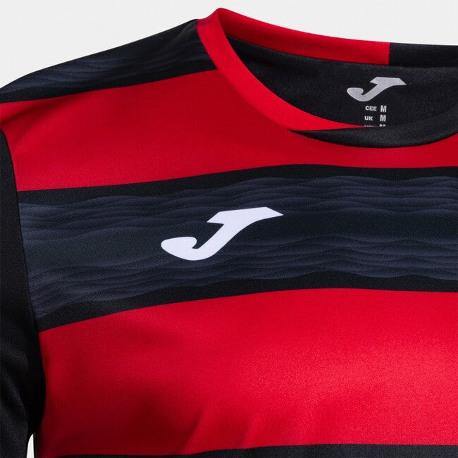 PERFORMANCE SHORT SLEEVE T-SHIRT BLACK RED BLACK-RED