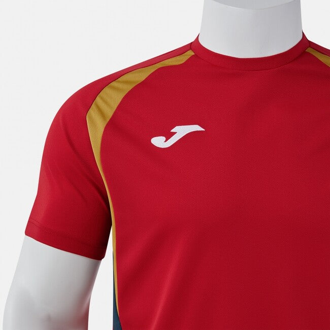 T-CHAMPIONSHIP SHORT SLEEVE T-SHIRT RED DARK NAVY RED-NAVY