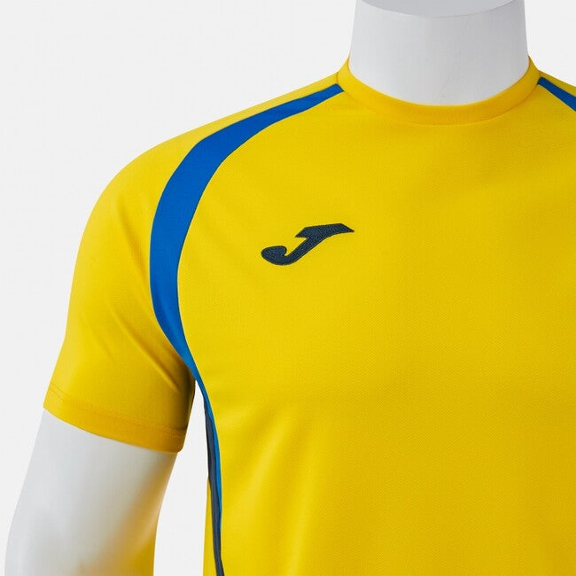 T-CHAMPIONSHIP SHORT SLEEVE T-SHIRT YELLOW ROYAL BLUE YELLOW-ROYAL