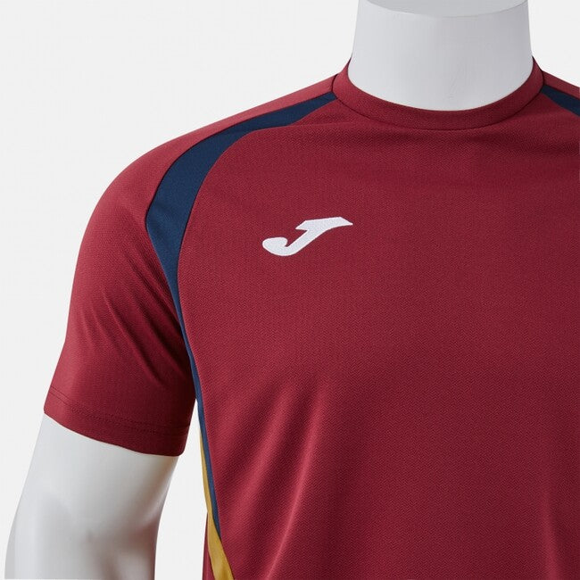 T-CHAMPIONSHIP SHORT SLEEVE T-SHIRT BURGUNDY DARK NAVY BURGUNDY