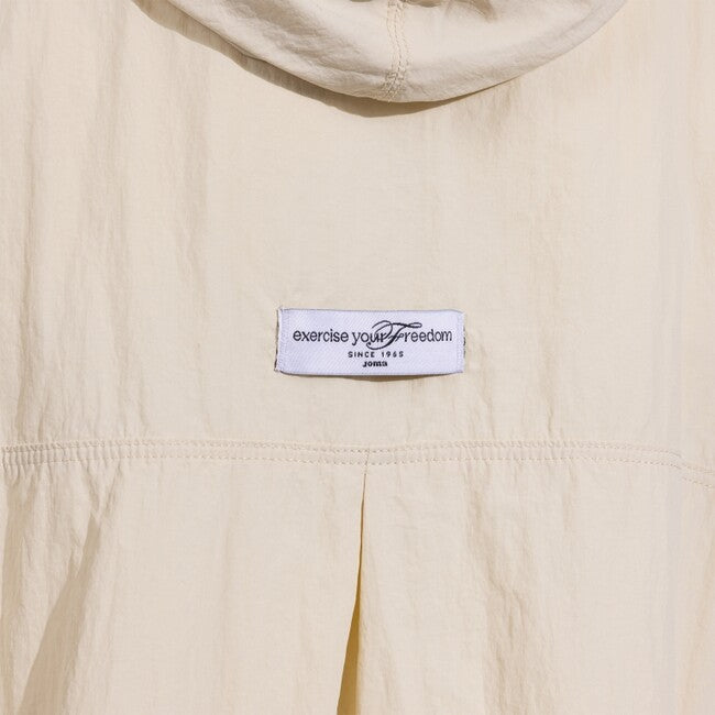 STREET ZIP-UP HOODIE BEIGE BEIGE