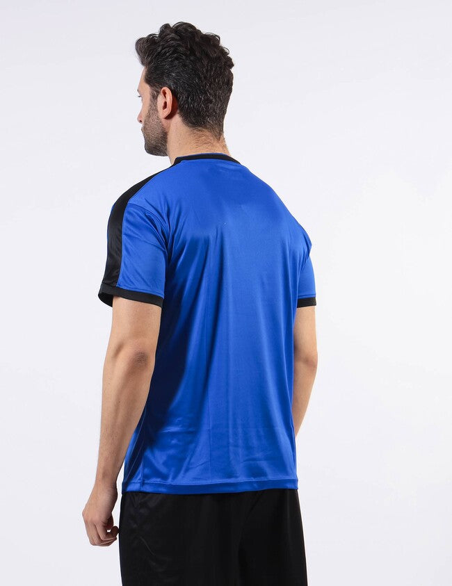 SHIRT REVOLUTION INTERLOCK AZZURRO/NERO