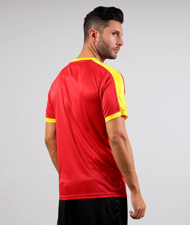 SHIRT REVOLUTION INTERLOCK ROSSO/GIALLO