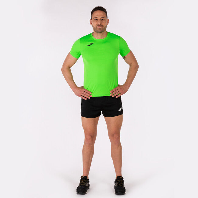 S/S T-SHIRT RECORD II FLUOR GREEN