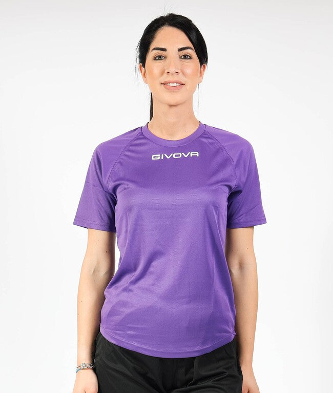 SHIRT GIVOVA ONE MICROFORATA VIOLA